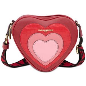Karl lagerfield maybelle heart crossbody bag purse nwt